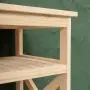Этажерка Прованс Лайт узкая, 4 полки, 93х42х38 см, деревянная СП-35