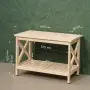 Тумба Прованс Лайт  ,2 полки, 45х64х38 см, деревянная СП-43