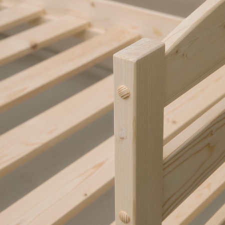 Кровать двуспальная 1600х2000 из массива дерева в Классическом стиле, КК-09