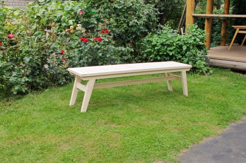 Лавка дачная деревянная 165 см, МР-12