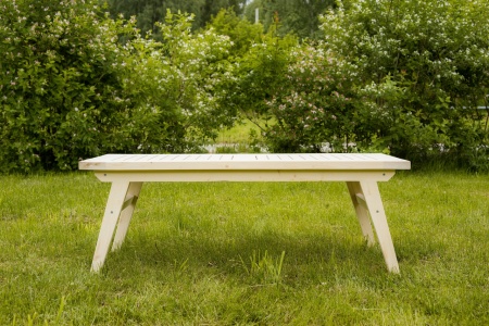 Столик садовый низкий (кофейный) деревянный, МР-05 Столик садовый низкий (кофейный) деревянный, МР-05