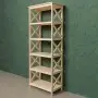Стеллаж Прованс Лайт средний, 6 полок, 173х64х38 см, деревянный СП-25