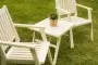 Комплект садовой мебели с креслами на 2 человека (столик, 2 кресла-стула) деревянный, КМР-11