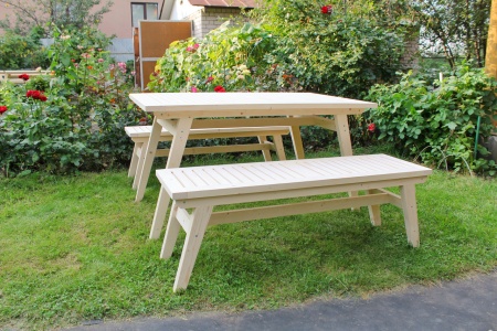 Лавка дачная деревянная 135 см, МР-11 Лавка дачная деревянная 135 см, МР-11