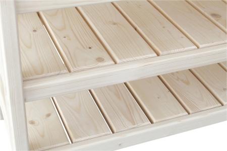 Тумба для обуви Классическая, 3 полки, 53х35х48,5 см ,деревянная, ХСК-18