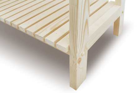 Прихожая с крючками в стиле Лестница 189х70х41,6 см, деревянная, ХСЛП-04