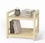 Стеллаж деревянный, тумба 2 полки, 45 х 52 х 35 см, Универсальный, СУ-17