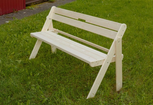 Скамейка складная 150 см деревянная, МС-04