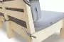 Диван из дерева с подушками для сада и дачи на 4 человека, КМЛ-05 Диван из дерева с подушками для сада и дачи на 4 человека, КМЛ-05
