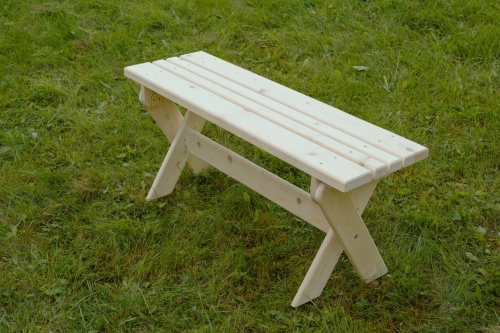 Лавка складная 100 см садовая, деревянная, МС-09