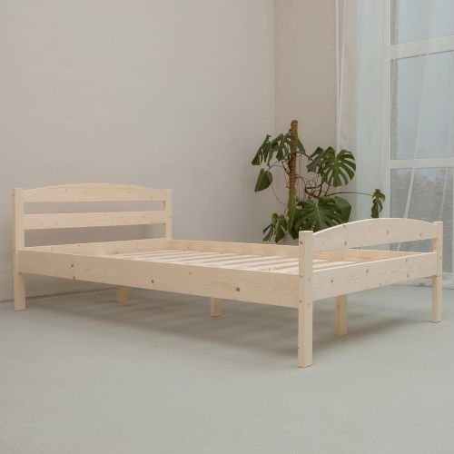 Кровать полутораспальная 1200х2000 с изножьем из массива дерева в Классическом стиле, КК-06 Кровать полутораспальная 1200х2000 с изножьем из массива дерева в Классическом стиле, КК-06