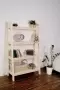 Этажерка в стиле Лестница, 4 полки, 149х90х41,6 см деревянная, ХСЛ-04