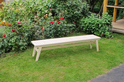 Лавка дачная деревянная 200 см, МР-13