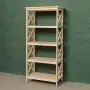 Стеллаж Прованс Лайт средний, 5 полок, 141х64х38 см, деревянный СП-28