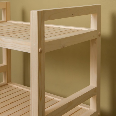 Стеллаж деревянный 7 полок, 195 х 52 х 35 см, Универсальный, СУ-02