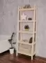 Стеллаж в стиле Лестница 5 полок, 189х70х41,6 см, деревянный, ХСЛ-02
