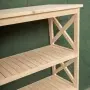 Этажерка Прованс Лайт широкая, 4 полки, 109х86х38 см, деревянная СП-30