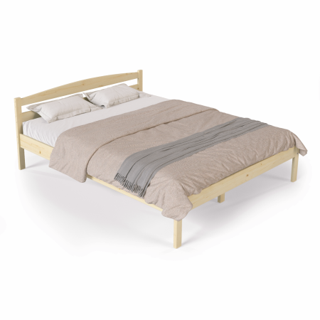 Кровать двуспальная 1600х2000 из массива дерева в Классическом стиле, КК-09