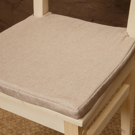 Подушка бежевая для стула обеденного ТП-МО-Б