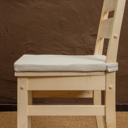 Подушка светло-серая для стула обеденного ТП-МО-СС