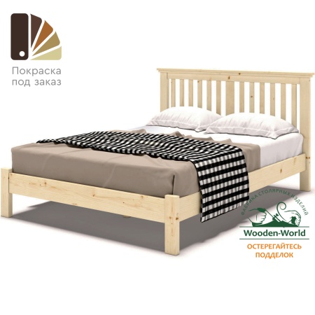Кровать полутораспальная 140х200 см деревянная Прованс, ХКР-05 Кровать полутораспальная 140х200 см деревянная Прованс, ХКР-05