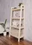 Этажерка в стиле Лестница, 4 полки, 149х70х41,6 см деревянная, ХСЛ-05