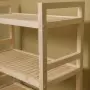 Стеллаж деревянный, этажерка 3 полки, 75 х 70 х 35 см, Универсальный, СУ-13
