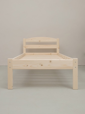 Кровать односпальная 800х1900 из массива дерева в Классическом стиле, КК-01