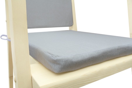 Подушки для кресла садового светло-серые ТП-МР-СС2