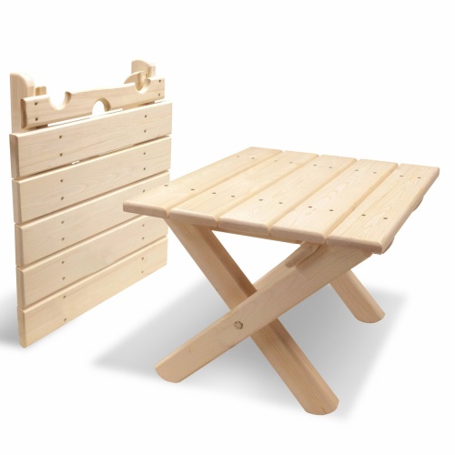 Стол для шезлонгов деревянный, МС-13