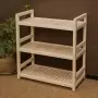 Стеллаж деревянный, этажерка 3 полки, 75 х 70 х 35 см, Универсальный, СУ-13