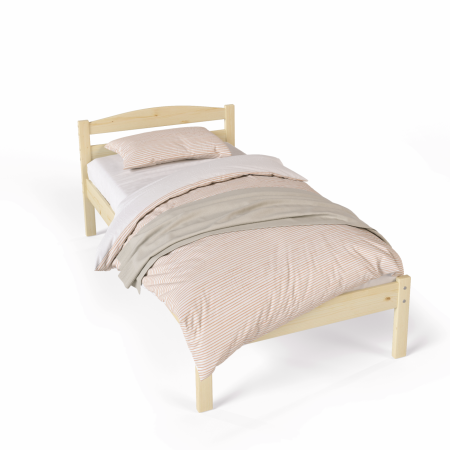 Кровать односпальная 900х2000 из массива дерева в Классическом стиле, КК-03