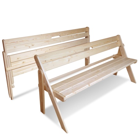 Скамейка складная 150 см деревянная, МС-04