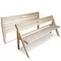 Скамейка складная 150 см деревянная, МС-04