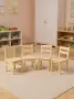 Детский Стул деревянный, дошкольный, от 4 до 8 лет, МД-01
