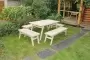 Купить  Комплект дачной мебели на 10-12 человек 165 см (Стол, 4 лавки) деревянный, КМР-25 Купить  Комплект дачной мебели на 10-12 человек 165 см (Стол, 4 лавки) деревянный, КМР-25