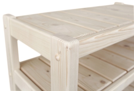 Тумба для обуви Классическая, 3 полки, 53х35х48,5 см ,деревянная, ХСК-18