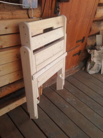 Стул садовый складной, деревянный, МС-01 Стул садовый складной, деревянный, МС-01