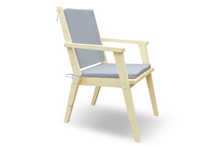 Подушки для кресла садового светло-серые ТП-МР-СС2