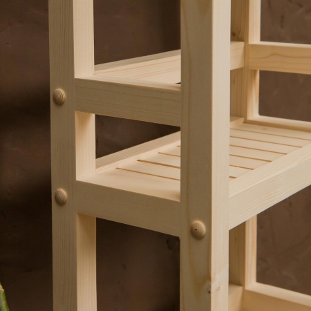 Тумба узкая на колесиках деревянная, 3 полки, 75 х 35 х 17, Универсальная, СУ-36 Тумба узкая на колесиках деревянная, 3 полки, 75 х 35 х 17, Универсальная, СУ-36