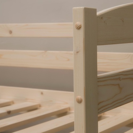 Кровать тахта 900х2000 из массива дерева в Классическом стиле, ККТ-04