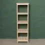 Стеллаж Прованс Лайт узкий, 5 полок, 141х42х38 см, деревянный СП-29