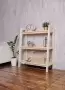 Этажерка в стиле Лестница, 3 полки, 109х90х41,6 см деревянная, ХСЛ-07