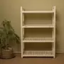 Стеллаж деревянный, этажерка 4 полки, 105 х 70 х 35 см, Универсальный, СУ-10