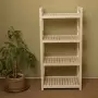 Стеллаж деревянный, этажерка 4 полки, 105 х 52 х 35 см, Универсальный, СУ-11