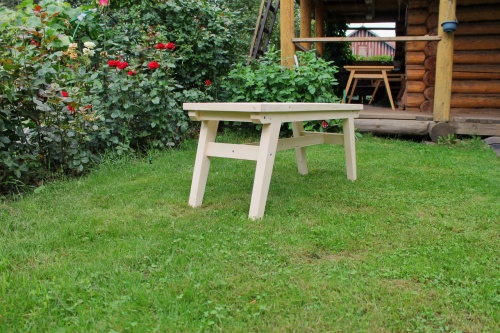 Лавка дачная деревянная 100 см, МР-10