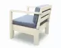Кресло с подушками деревянное Лаунж, КМЛ-01