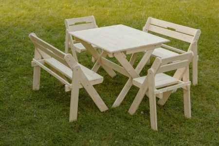 Скамейка складная 100 см деревянная, МС-02