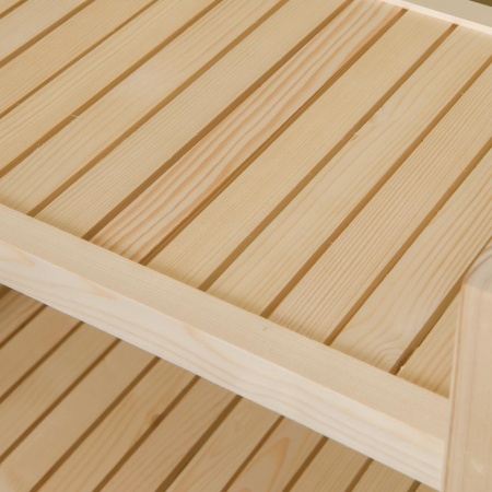 Стеллаж деревянный, тумба 2 полки, 45 х 52 х 35 см, Универсальный, СУ-17