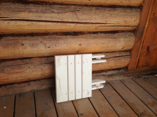 Табурет садовый складной деревянный, МС-08
